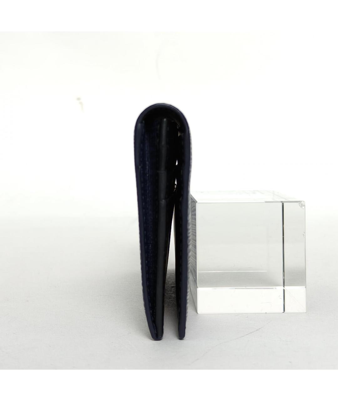 LOEWE Темно-синий кожаный кошелек, фото 3