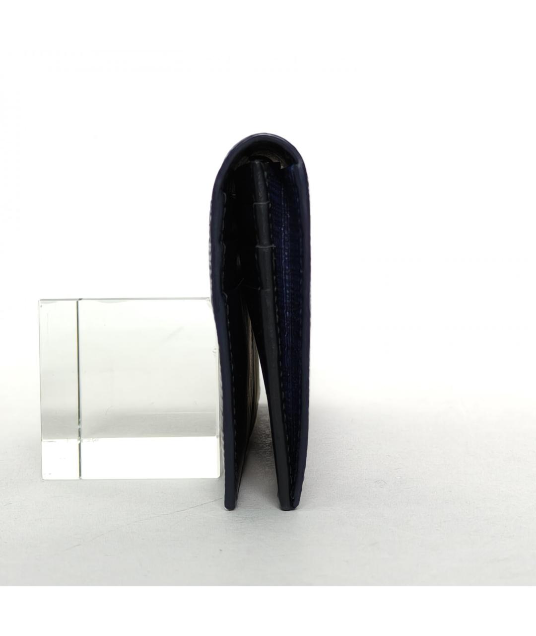 LOEWE Темно-синий кожаный кошелек, фото 5