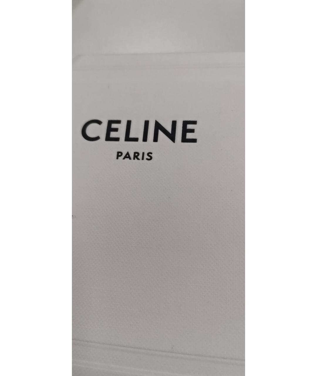 CELINE Золотой металлический браслет, фото 3