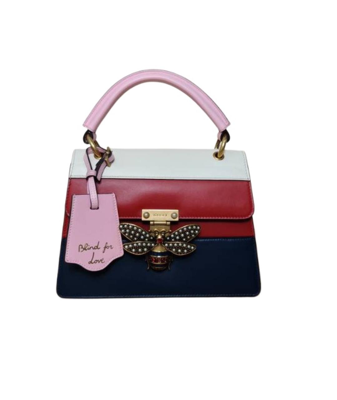 GUCCI Мульти кожаная сумка с короткими ручками, фото 10