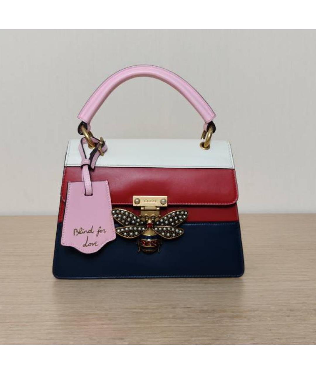 GUCCI Мульти кожаная сумка с короткими ручками, фото 2