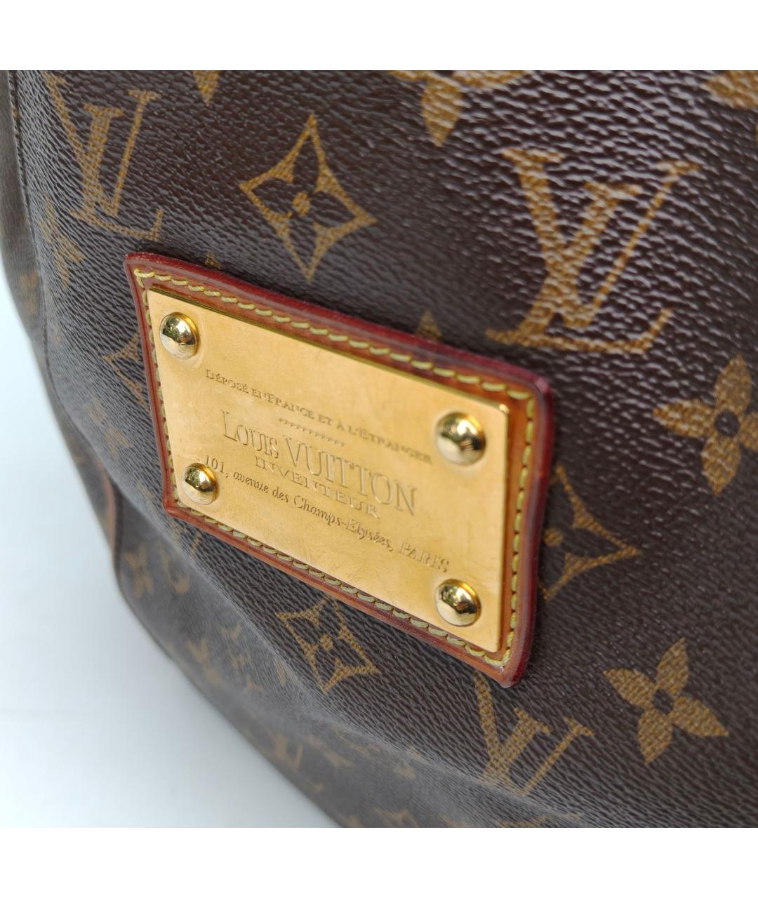 LOUIS VUITTON Коричневая сумка через плечо, фото 7