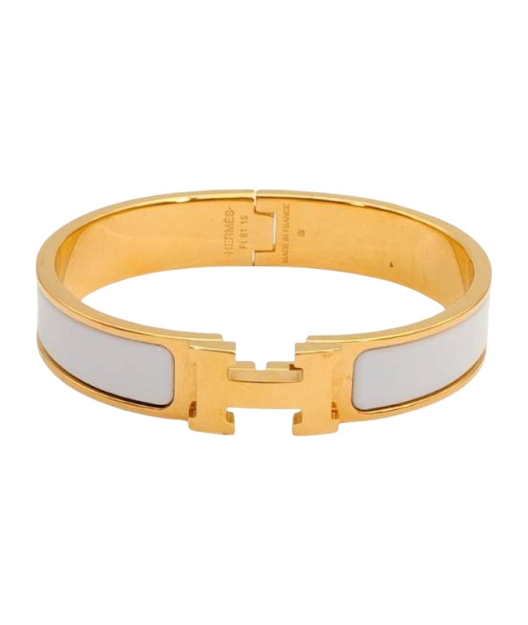 HERMES Серый металлический браслет, фото 1