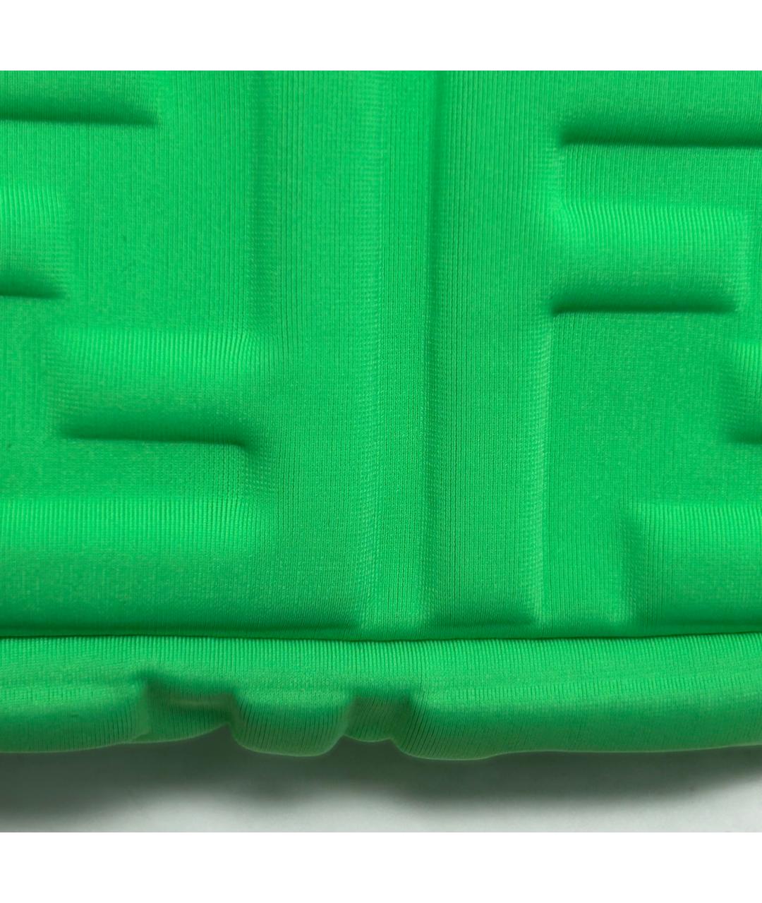 FENDI Зеленая тканевая пляжная сумка, фото 9