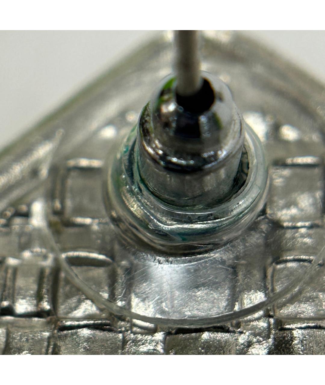 CHANEL Черные металлические серьги, фото 8