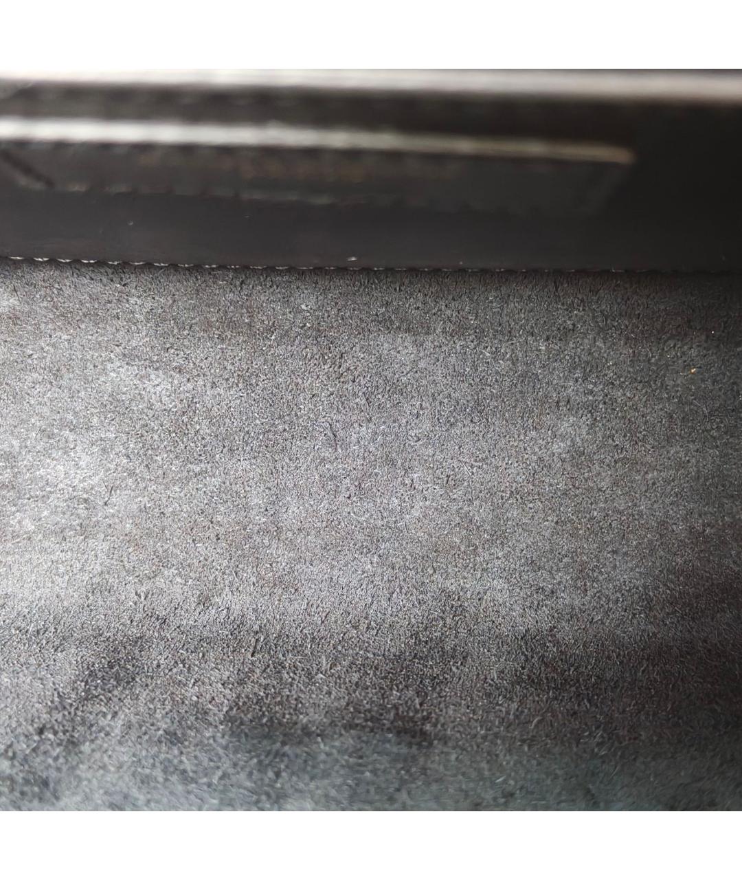 SAINT LAURENT Черная кожаная сумка через плечо, фото 8