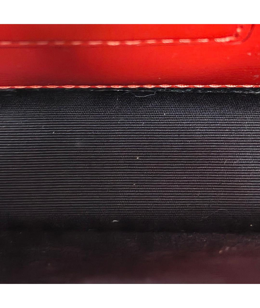 BVLGARI Оранжевая сумка через плечо из лакированной кожи, фото 8