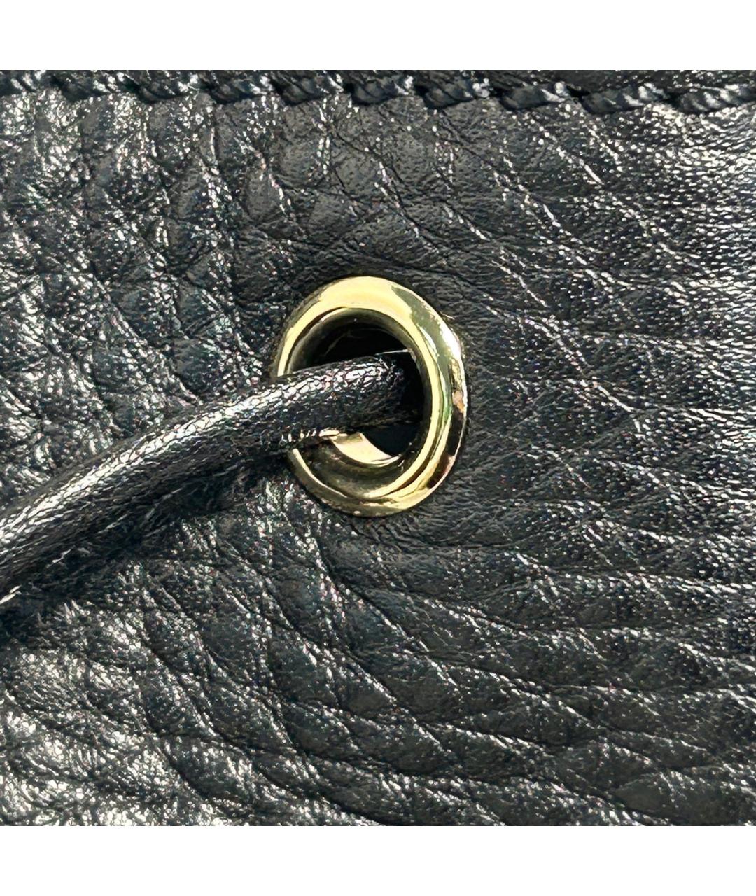 VALENTINO Черная кожаная сумка через плечо, фото 9
