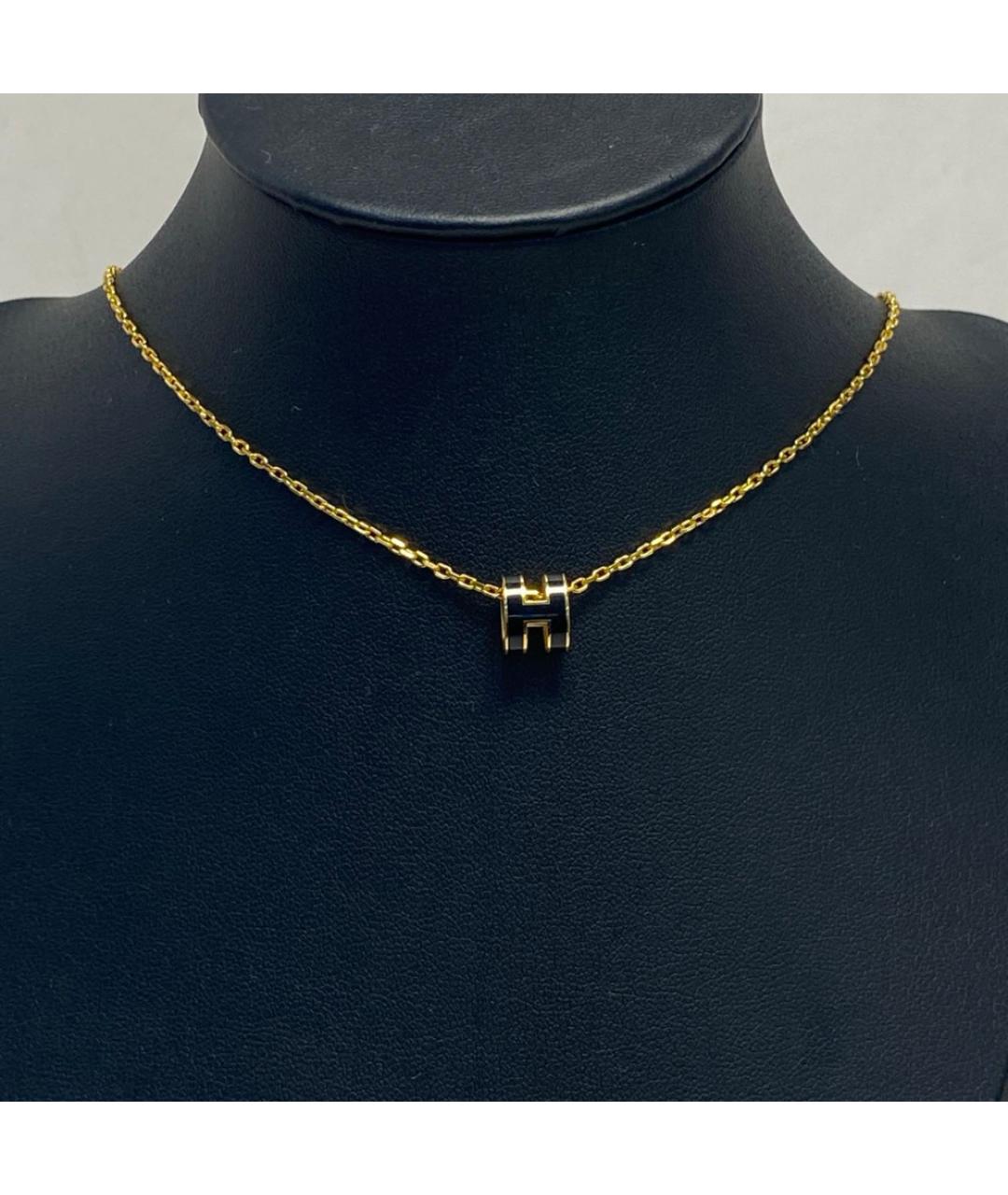 HERMES Черная металлическая подвеска, фото 7