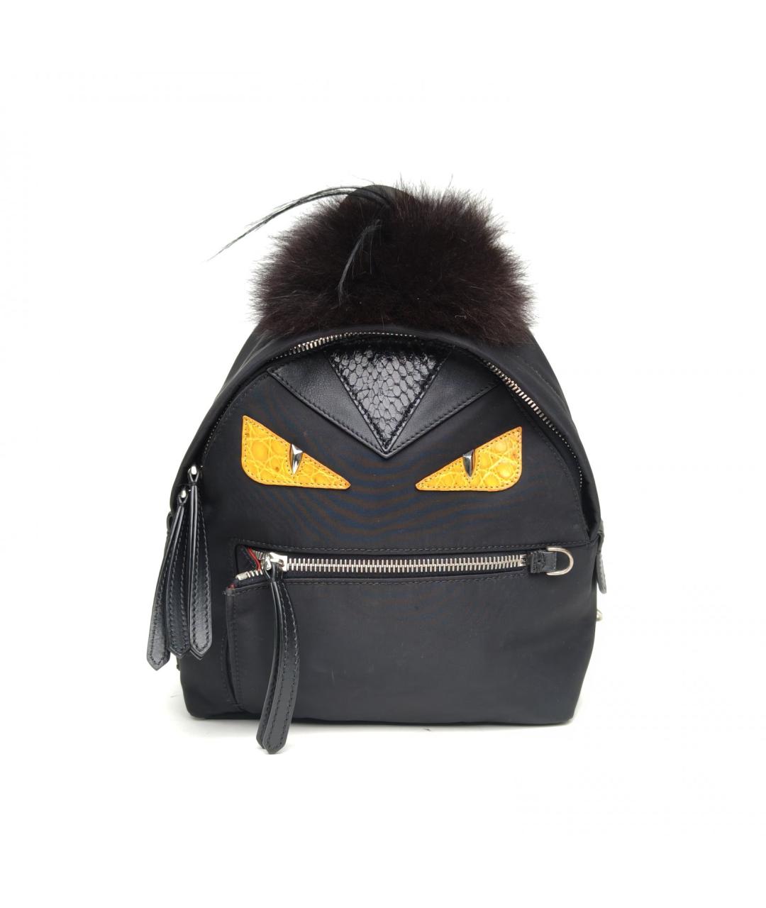 FENDI Черный тканевый рюкзак, фото 2