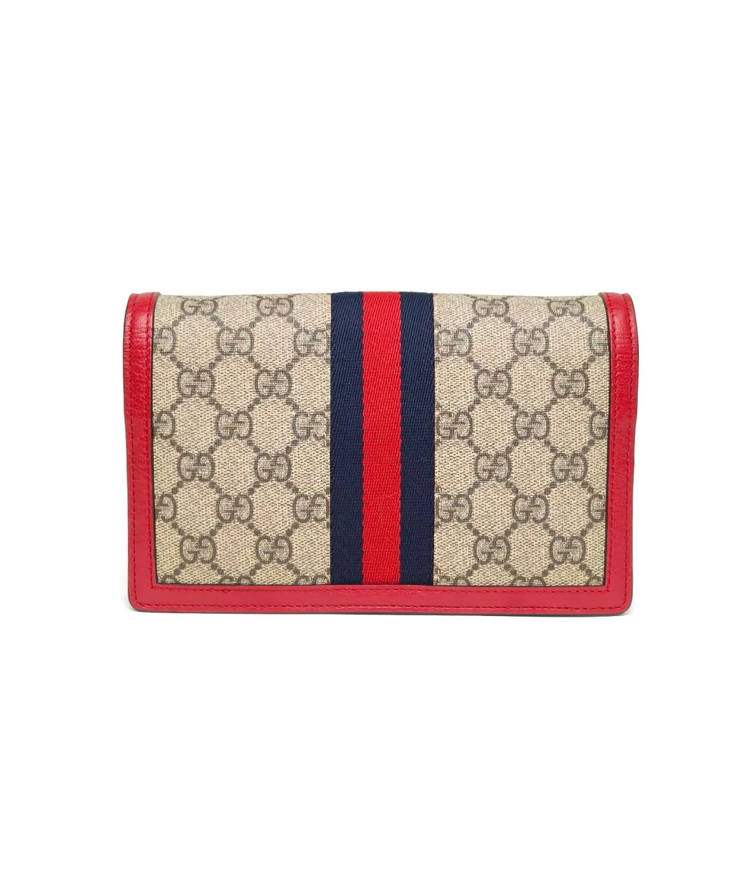 GUCCI Красная сумка через плечо, фото 4