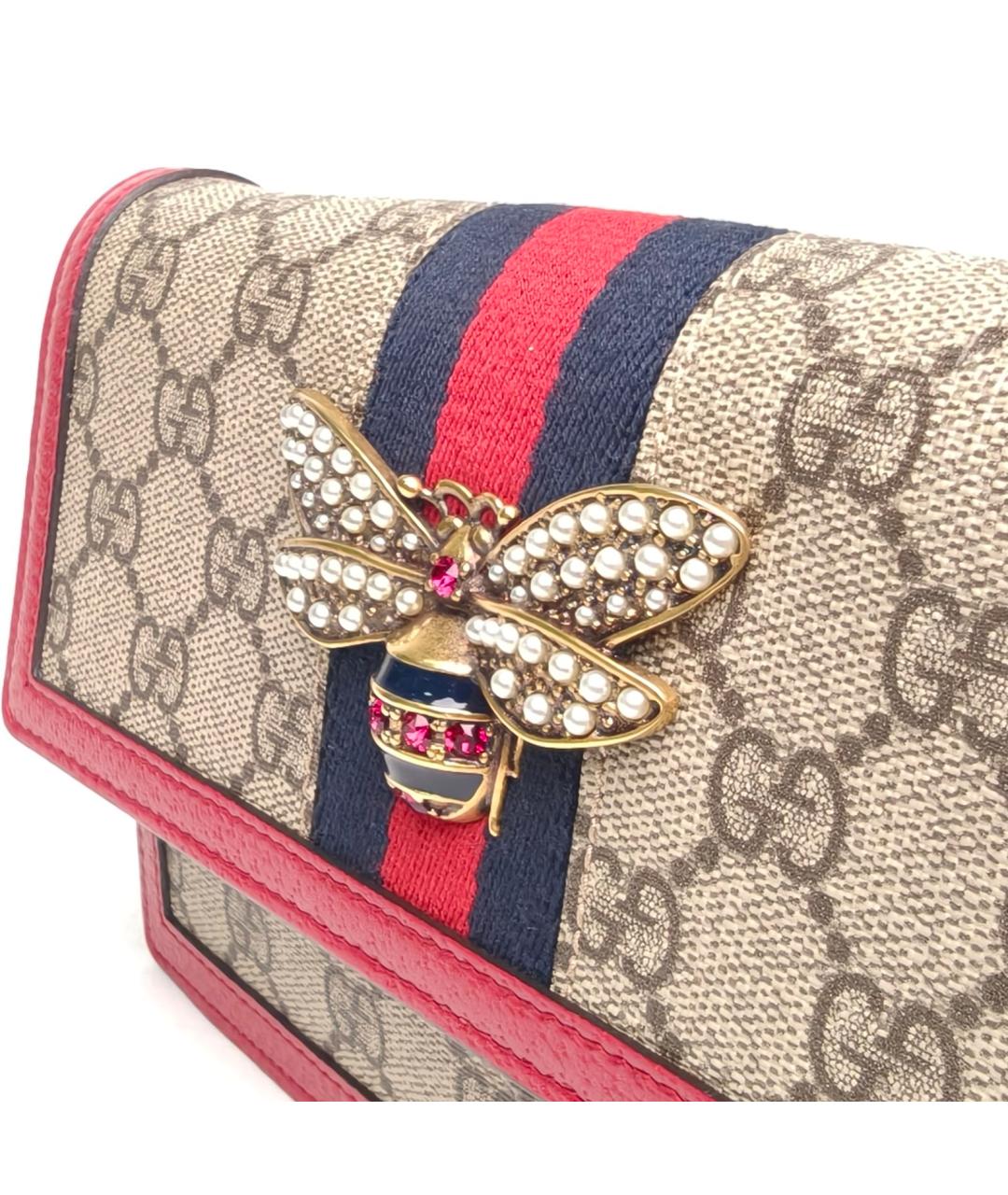 GUCCI Красная сумка через плечо, фото 8