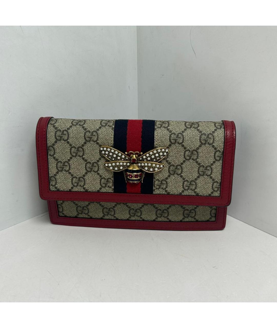 GUCCI Красная сумка через плечо, фото 9