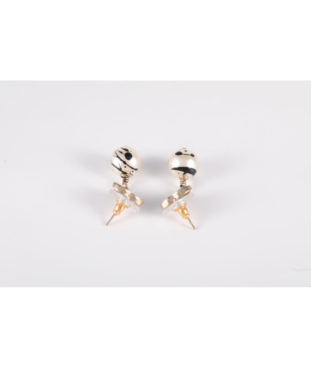 CHANEL Серебряные металлические серьги, фото 3