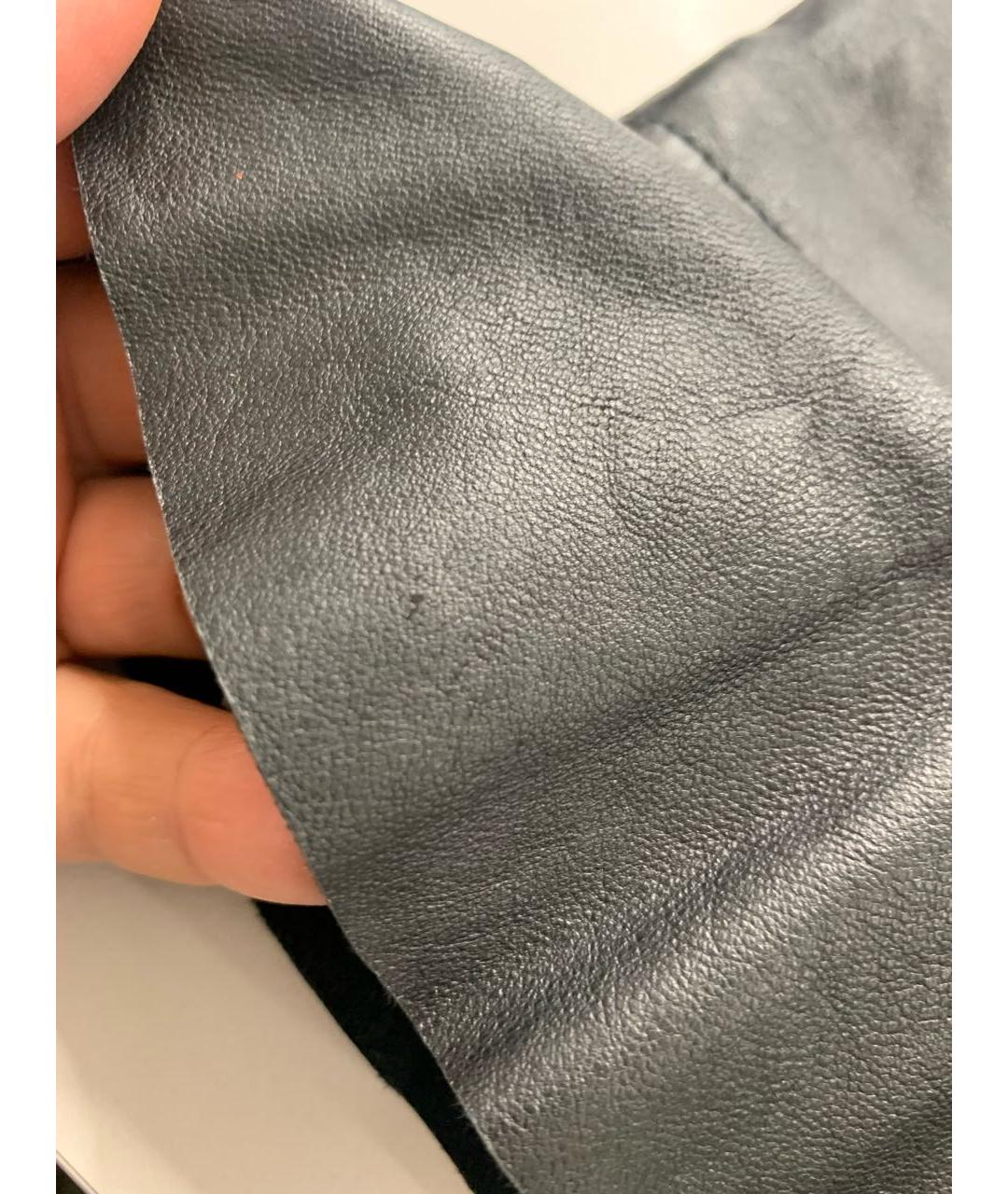 ISABEL MARANT Черная кожаная юбка мини, фото 8