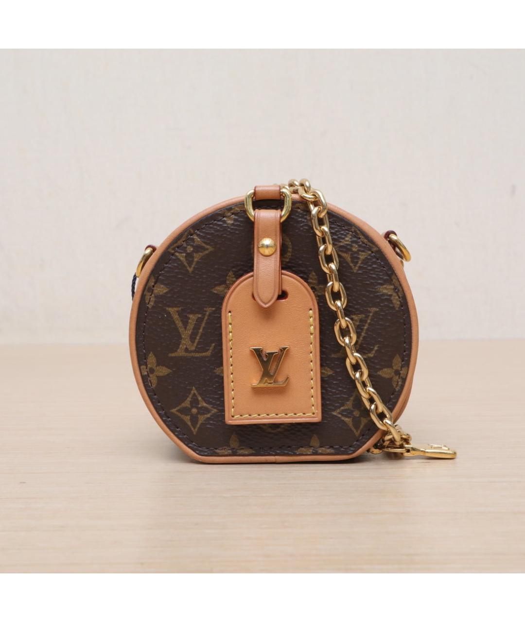 LOUIS VUITTON Коричневая сумка через плечо, фото 3