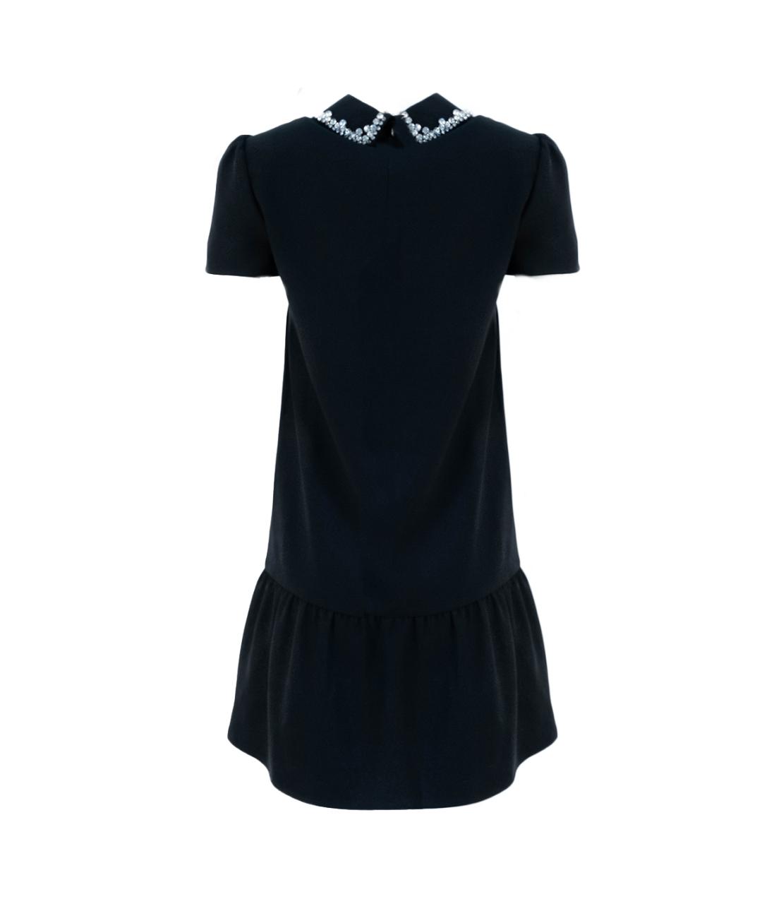 RED VALENTINO Черное повседневное платье, фото 2