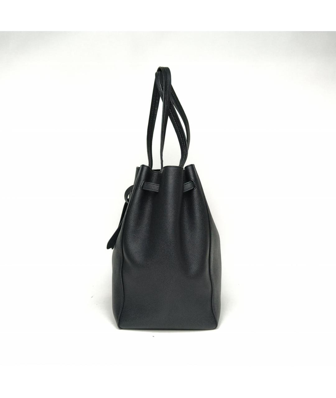 CELINE Черная кожаная сумка через плечо, фото 3