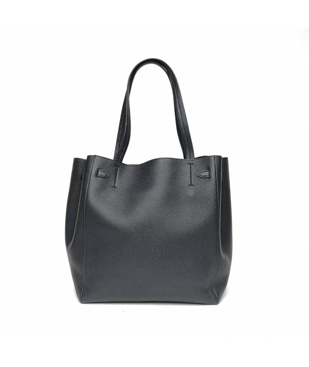 CELINE Черная кожаная сумка через плечо, фото 4