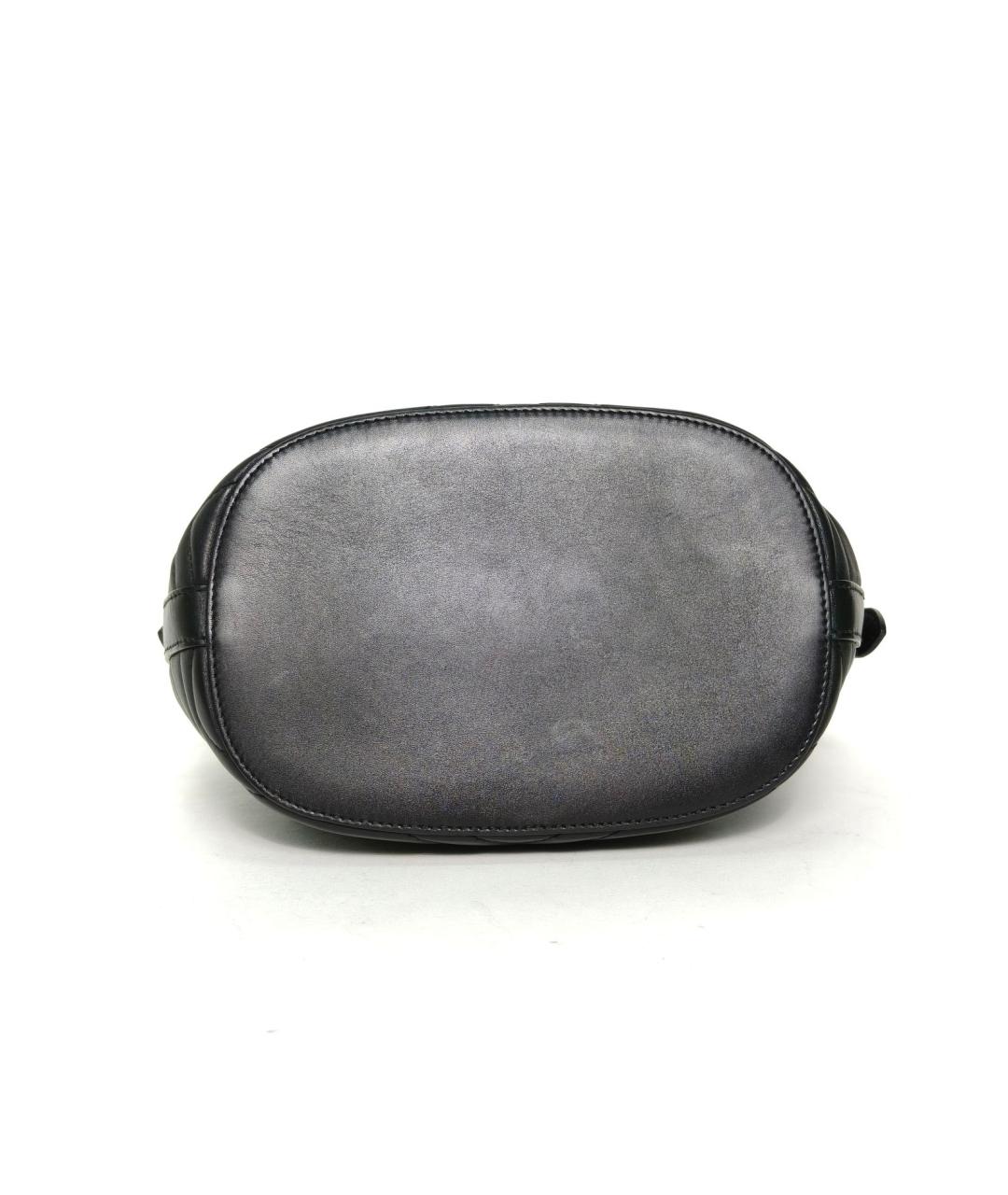 GUCCI Черная кожаная сумка через плечо, фото 6