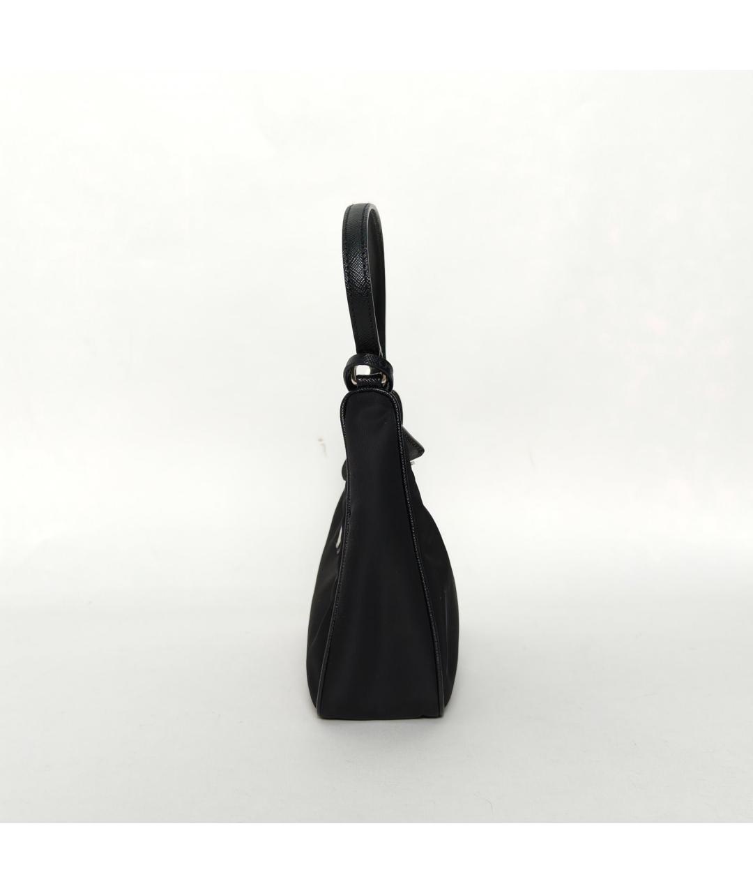PRADA Черная тканевая сумка через плечо, фото 7