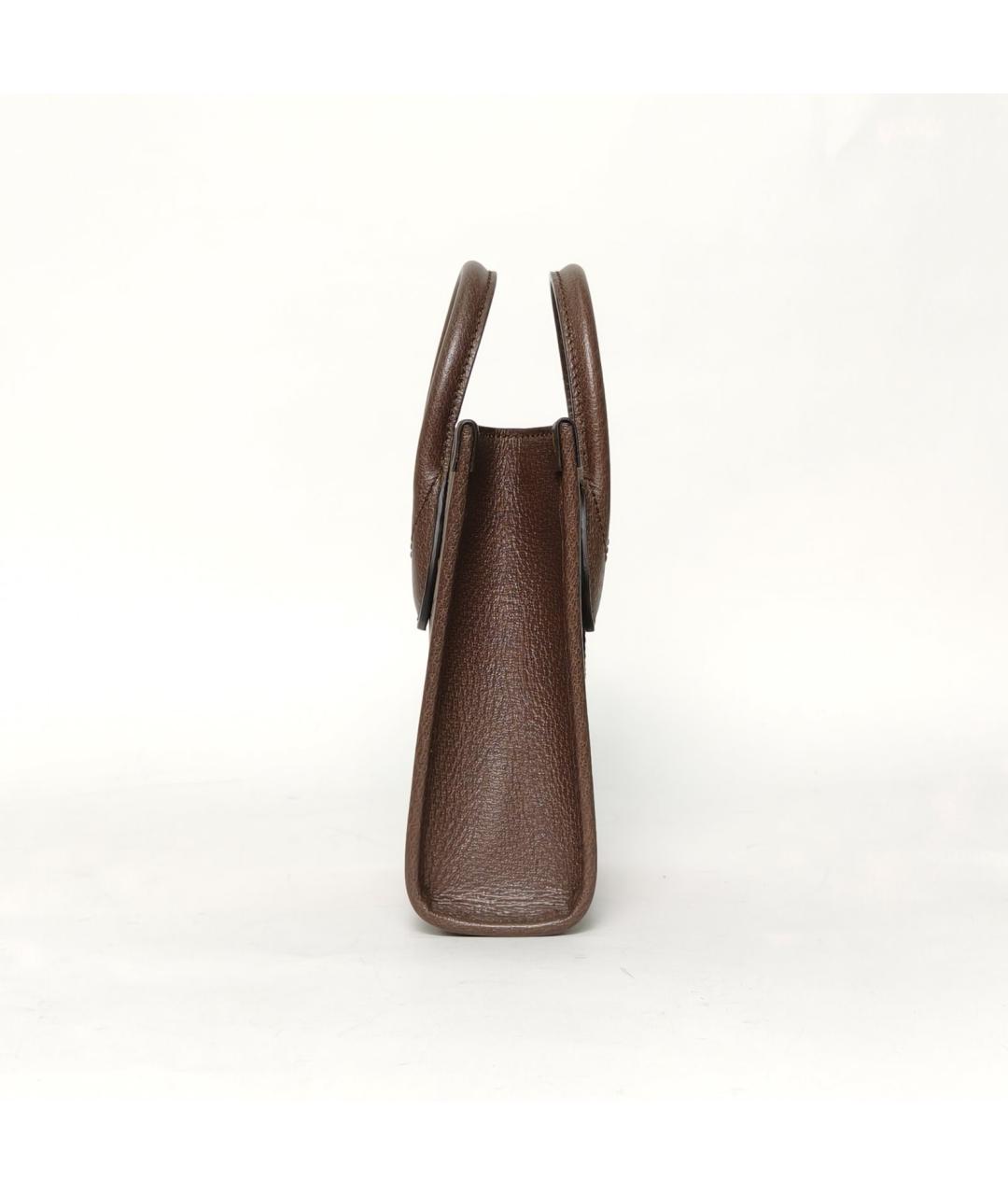 GUCCI Коричневая сумка с короткими ручками, фото 5