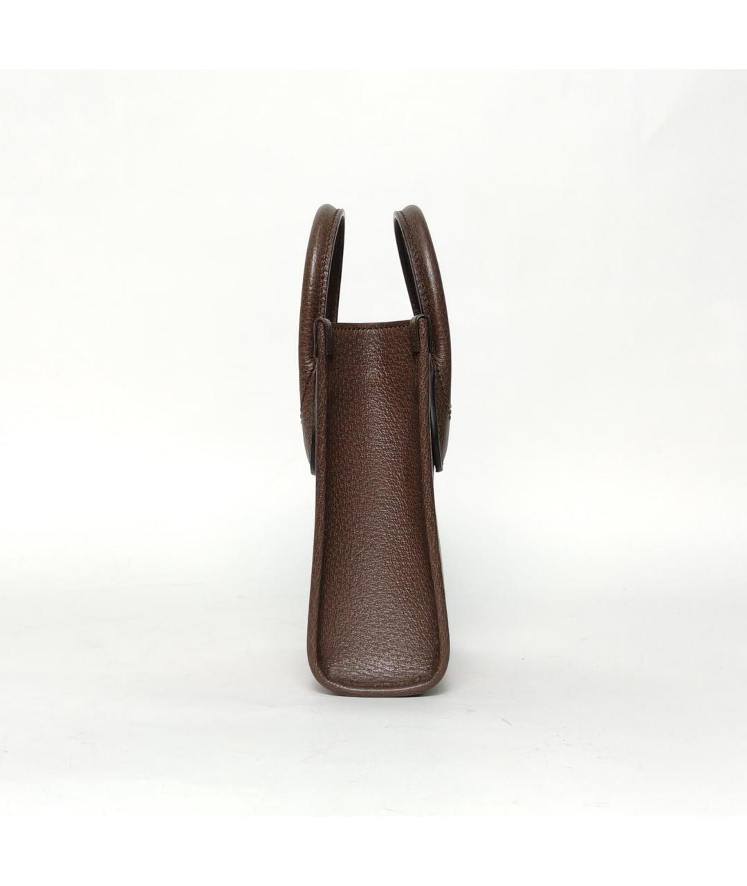 GUCCI Коричневая сумка с короткими ручками, фото 3