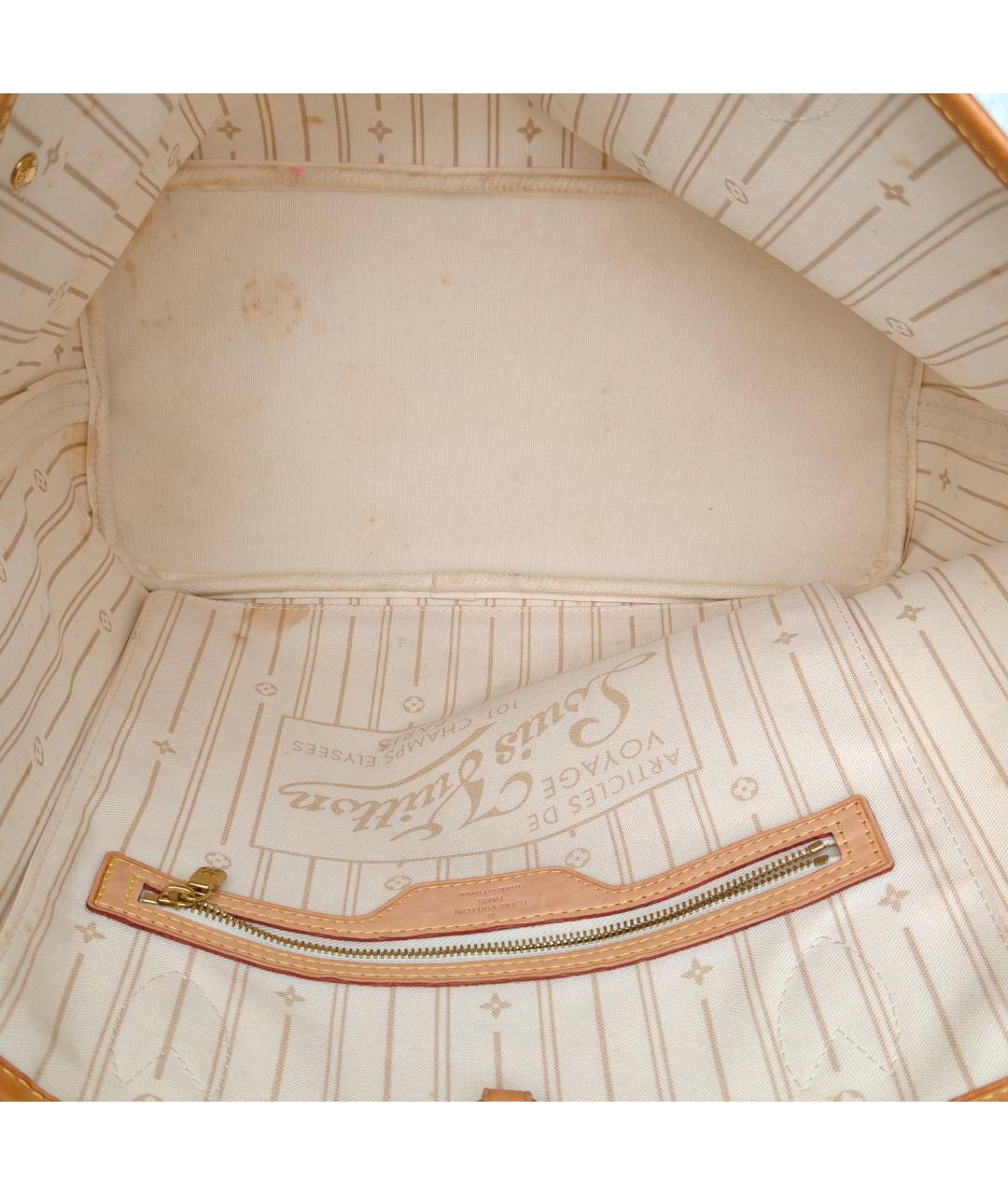 LOUIS VUITTON Белая сумка тоут, фото 7