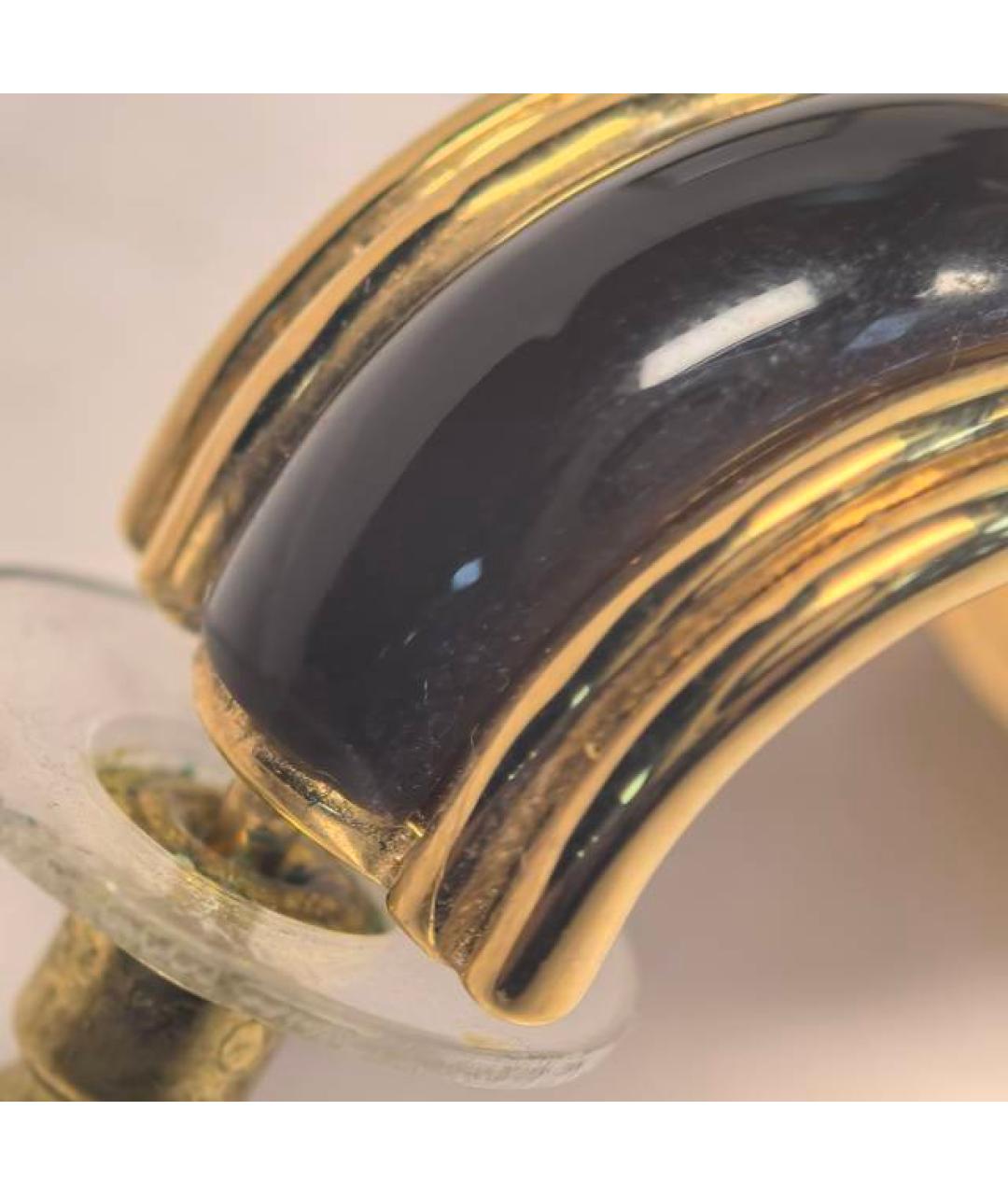 CHANEL Золотые металлические серьги, фото 8