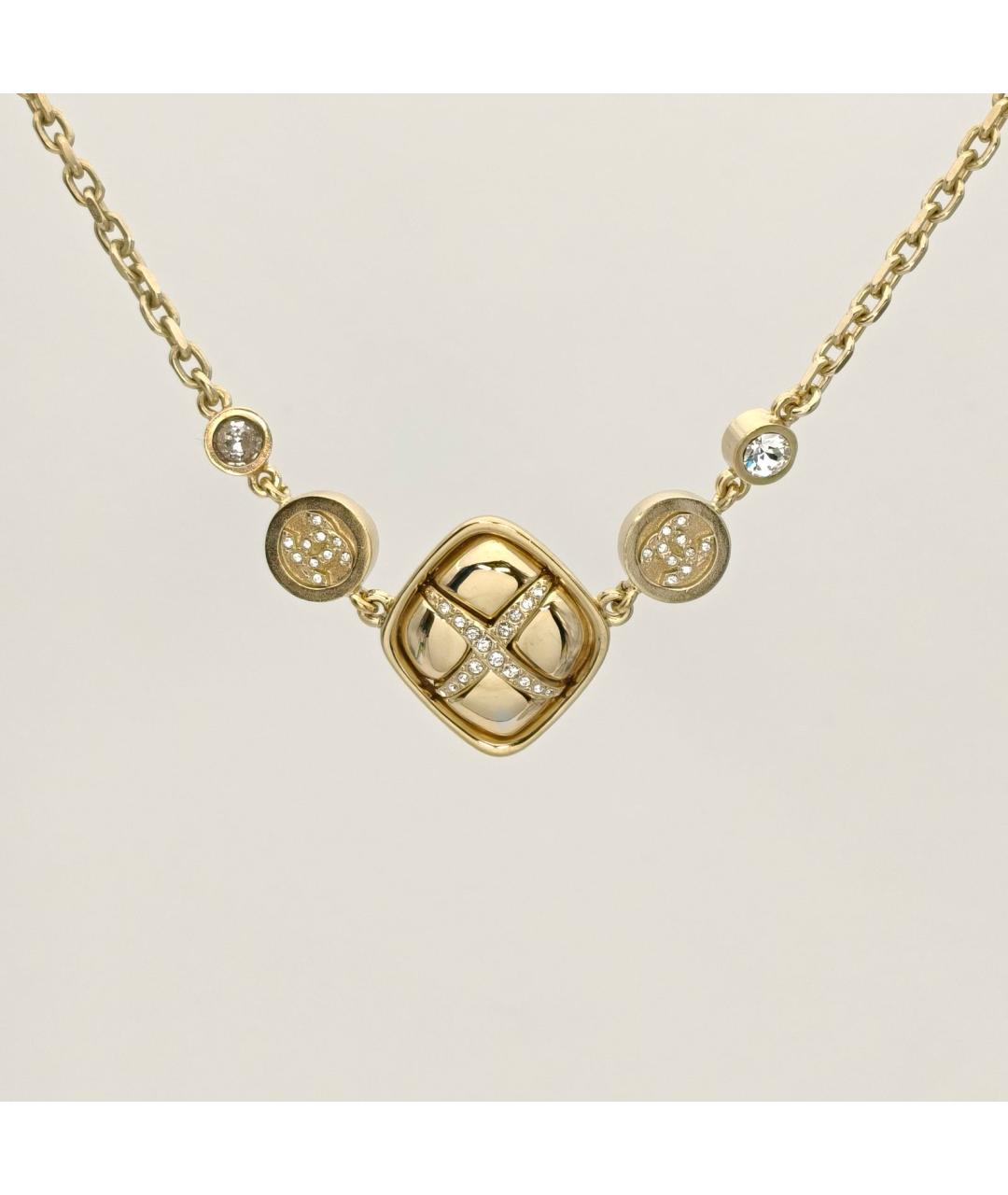 CHANEL Золотое металлическое колье, фото 3