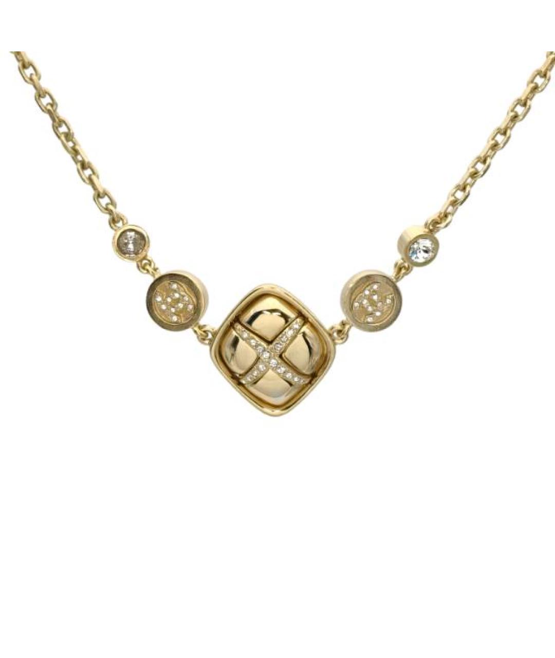 CHANEL Золотое металлическое колье, фото 1