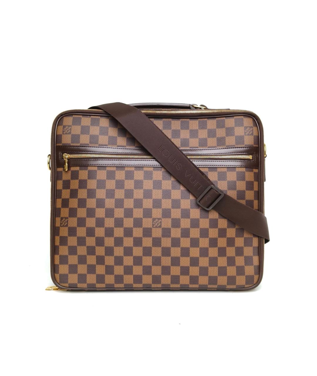 LOUIS VUITTON Коричневая сумка на плечо, фото 2