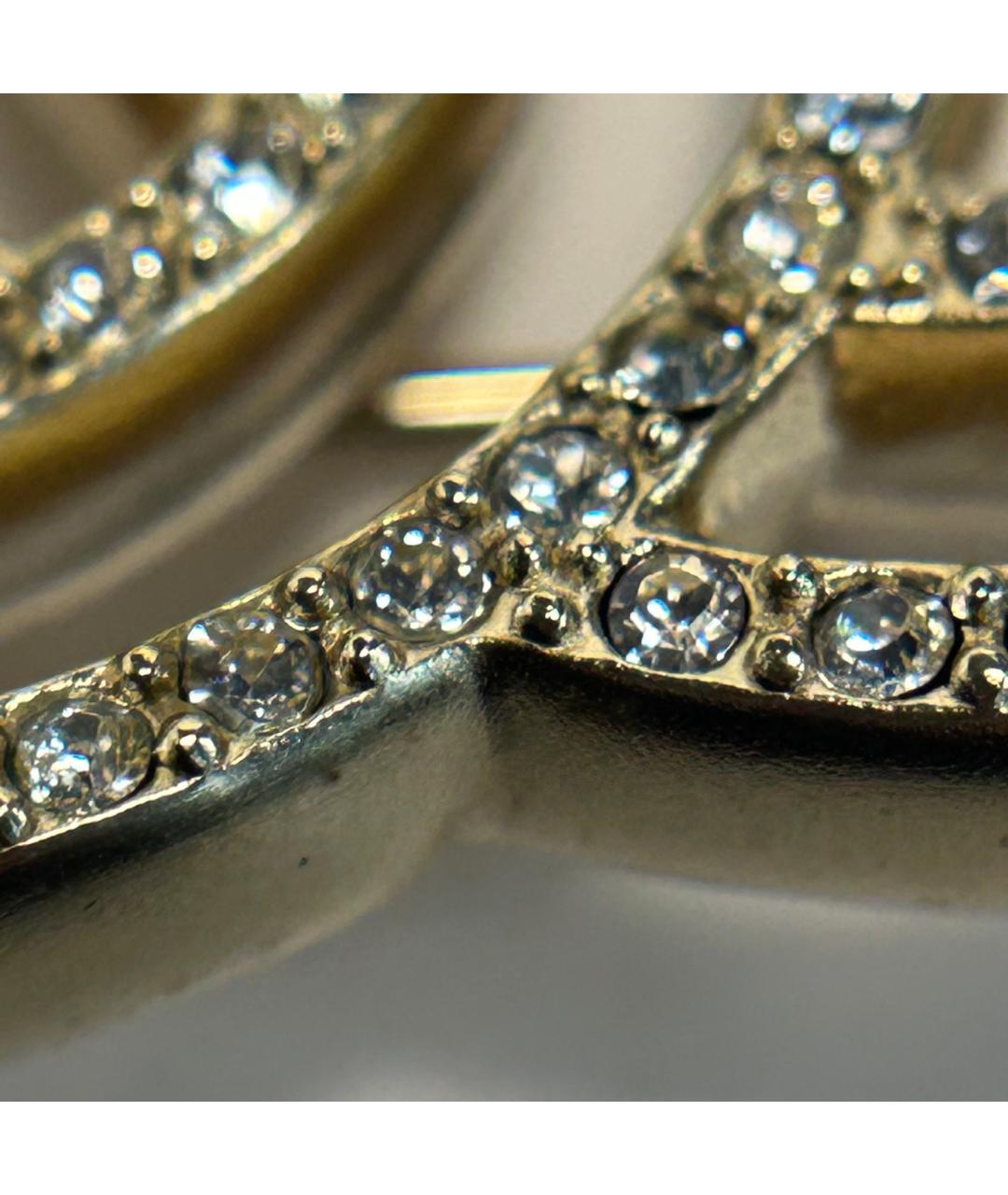 CHANEL Золотая металлическая булавка / брошь, фото 8