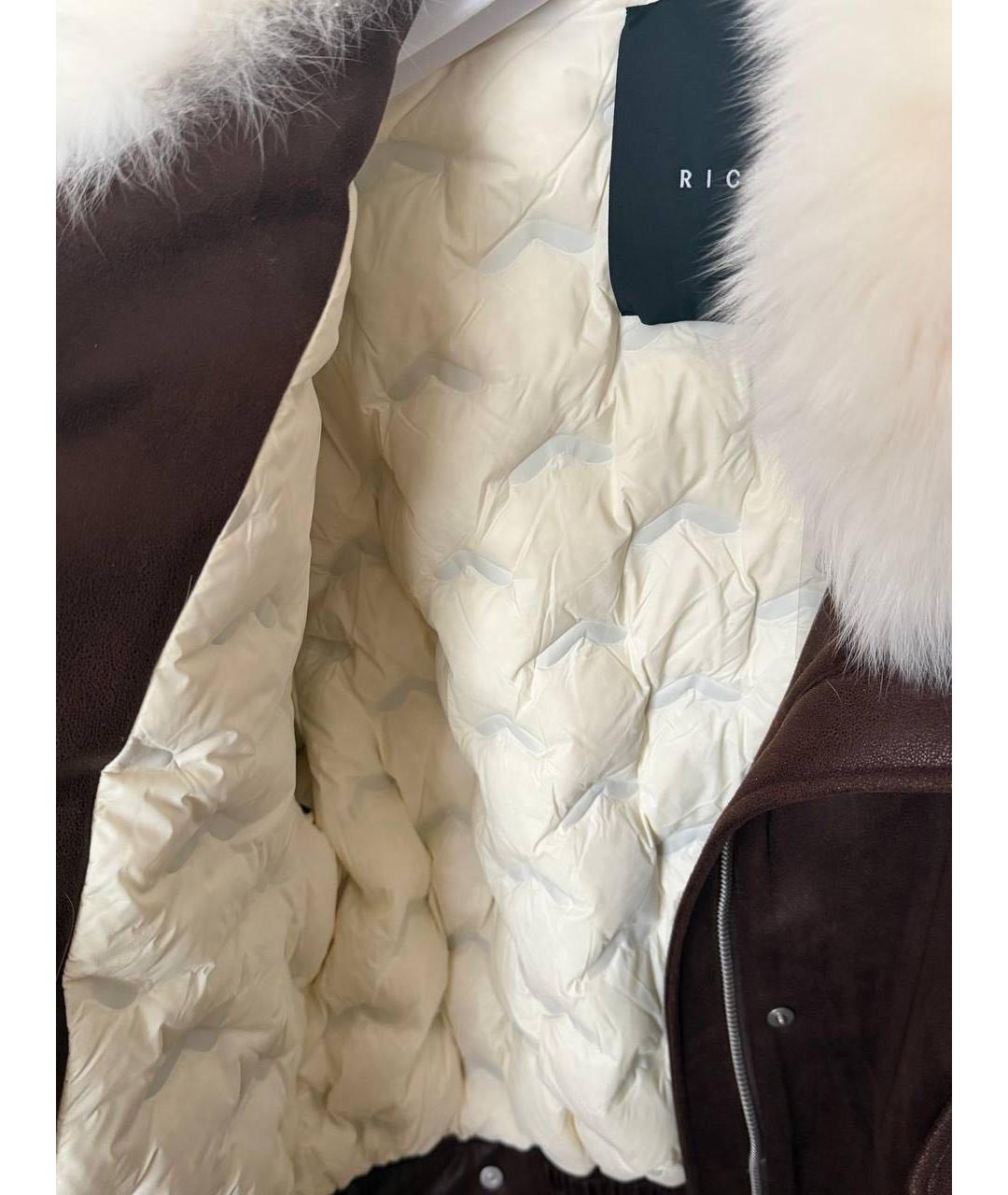 JOHN RICHMOND Коричневая полиэстеровая куртка, фото 8