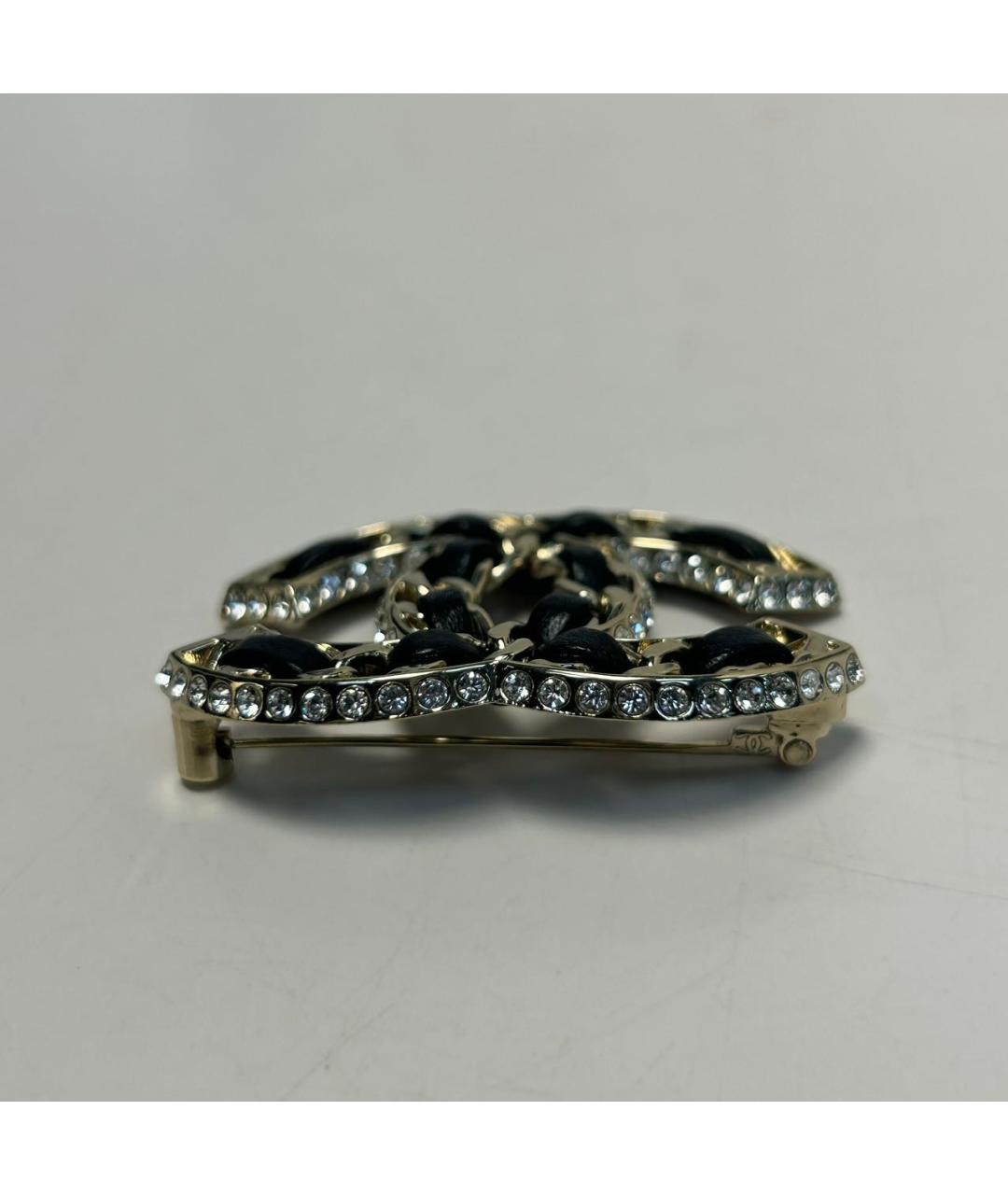 CHANEL Золотая металлическая булавка / брошь, фото 4