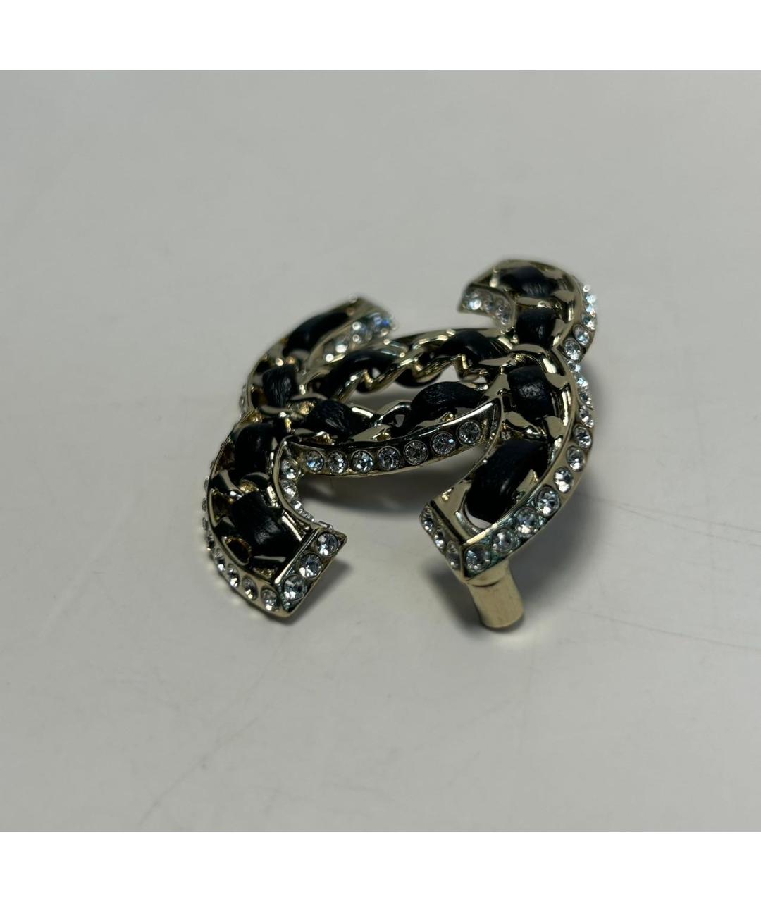 CHANEL Золотая металлическая булавка / брошь, фото 3