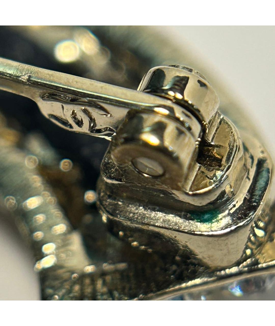 CHANEL Золотая металлическая булавка / брошь, фото 5