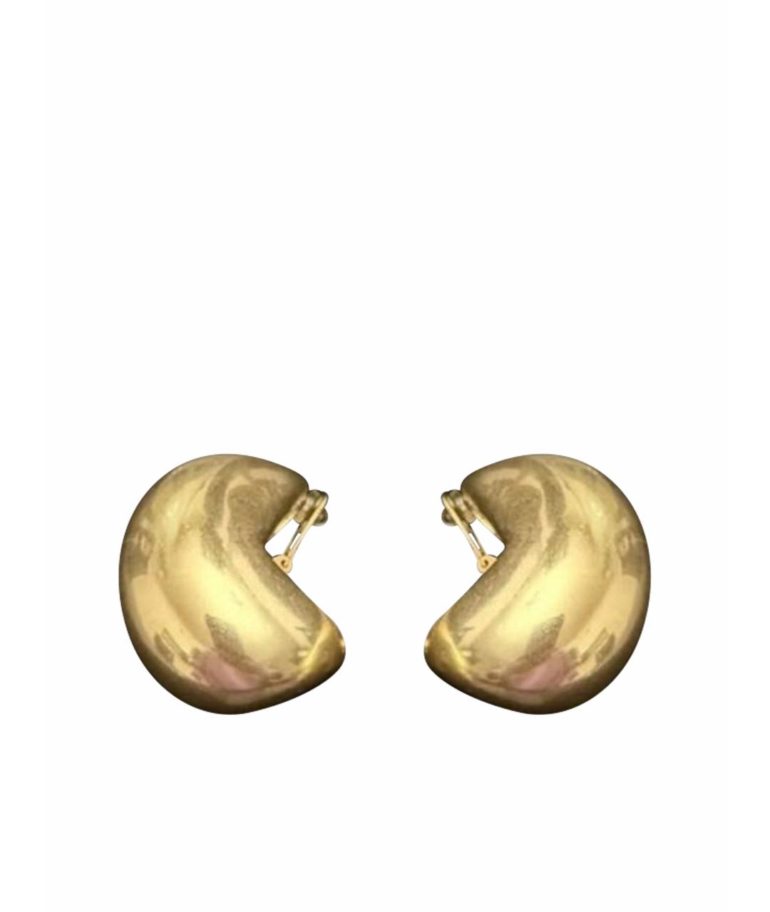 MAX MARA Золотые металлические клипсы, фото 1