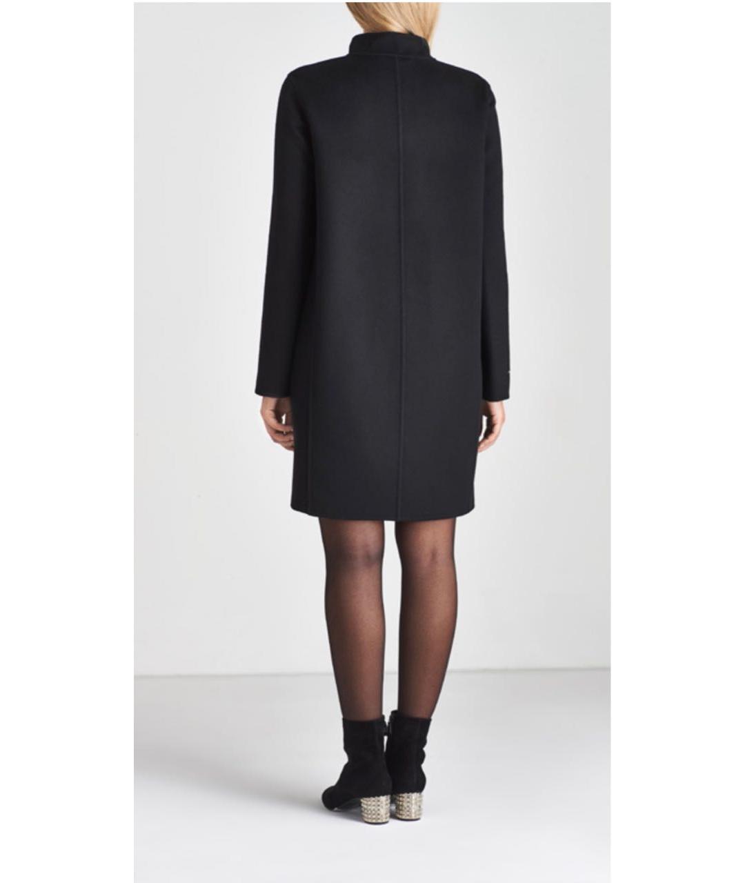 MANZONI 24 Черное кашемировое пальто, фото 2