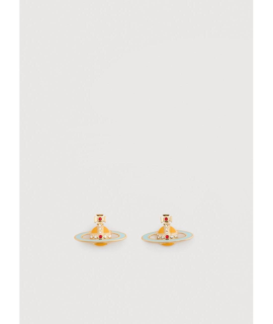 VIVIENNE WESTWOOD Мульти латунные серьги, фото 4