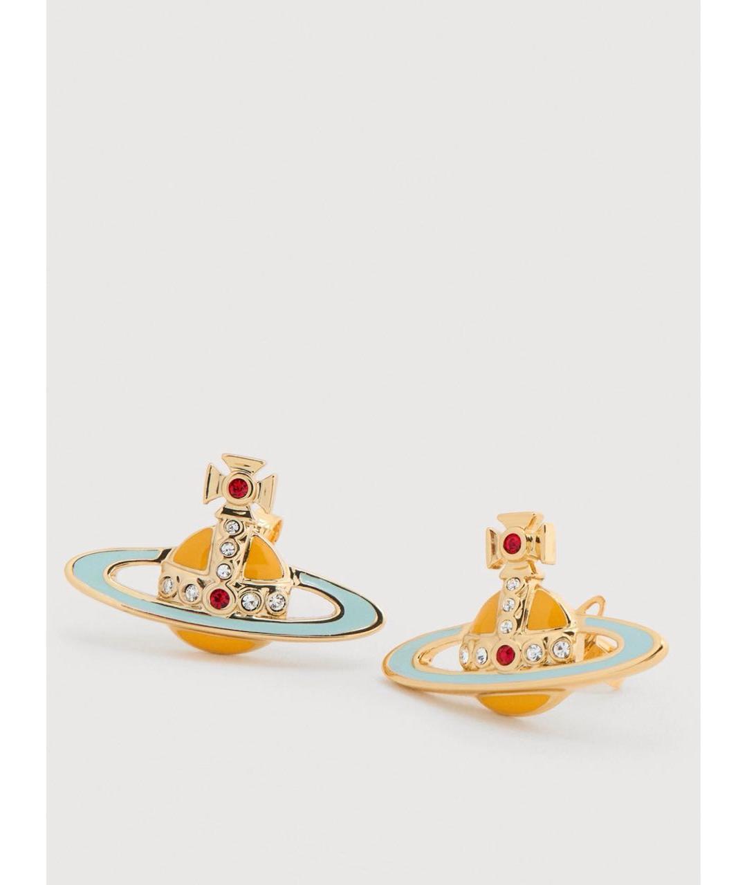 VIVIENNE WESTWOOD Мульти латунные серьги, фото 2