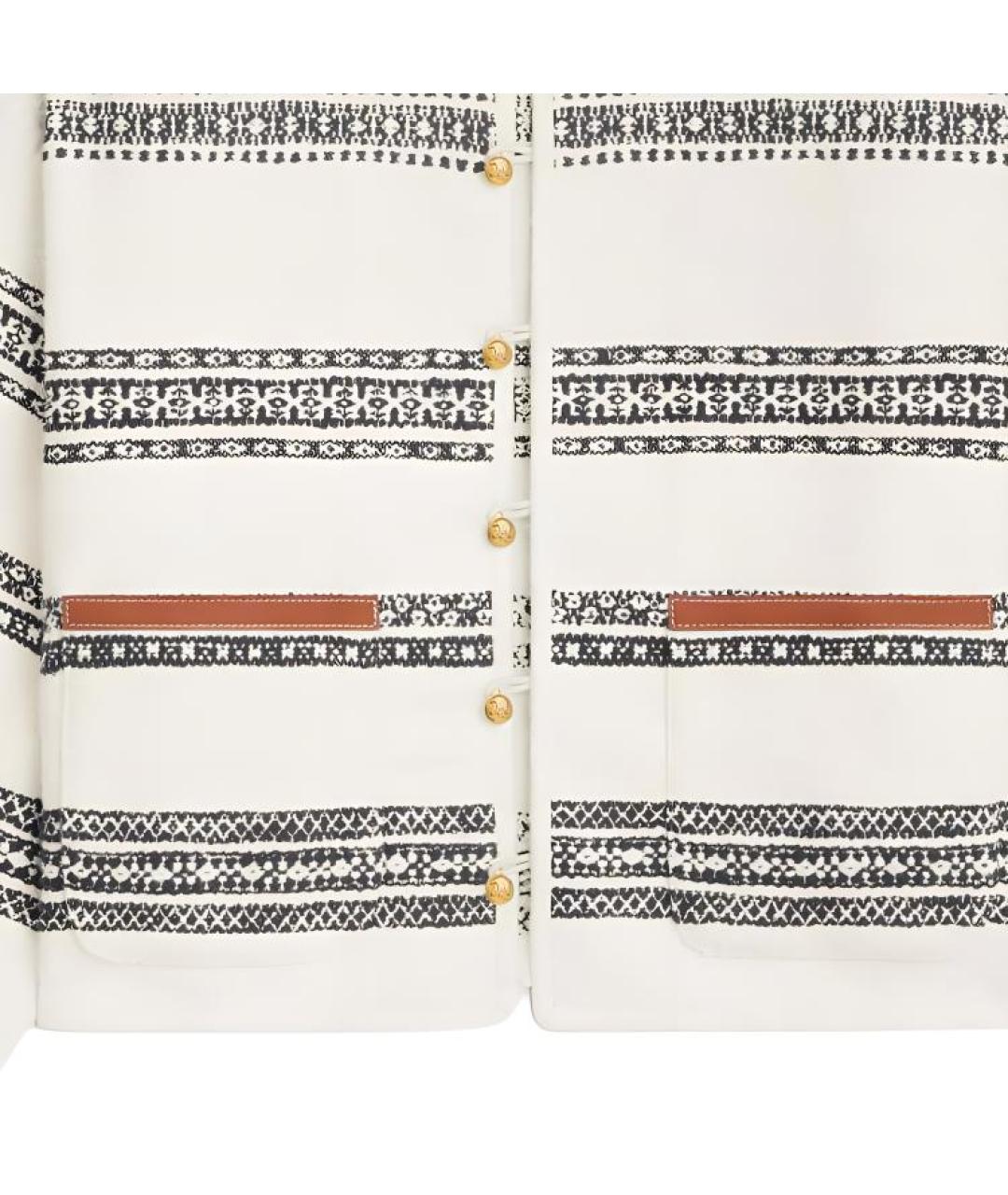 CELINE Бежевый твидовый кардиган, фото 6