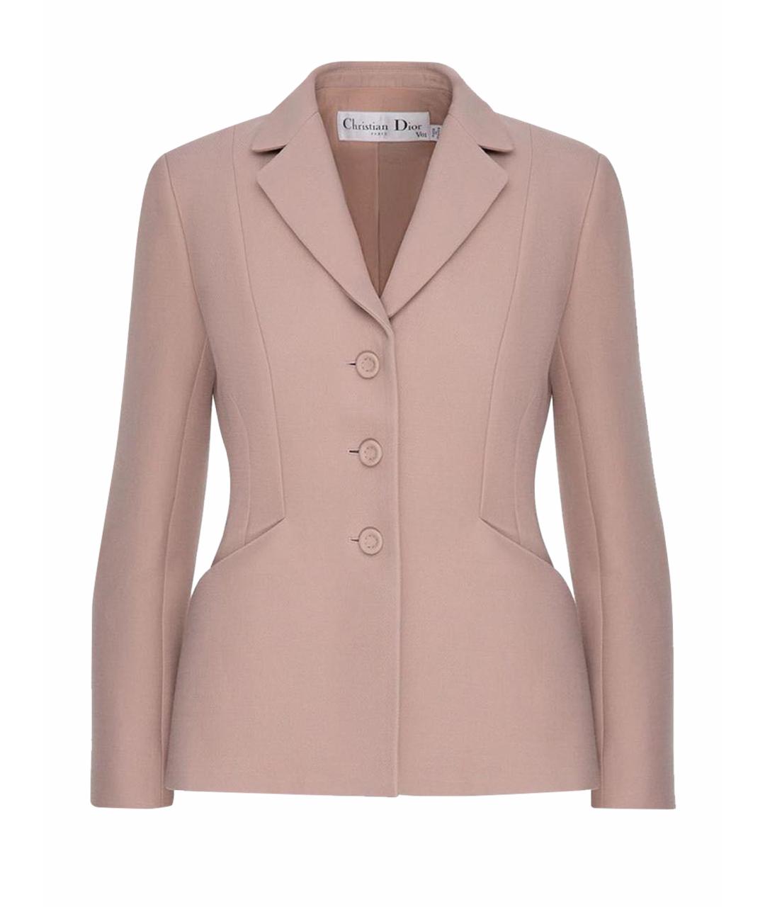 CHRISTIAN DIOR Розовый жакет/пиджак, фото 1