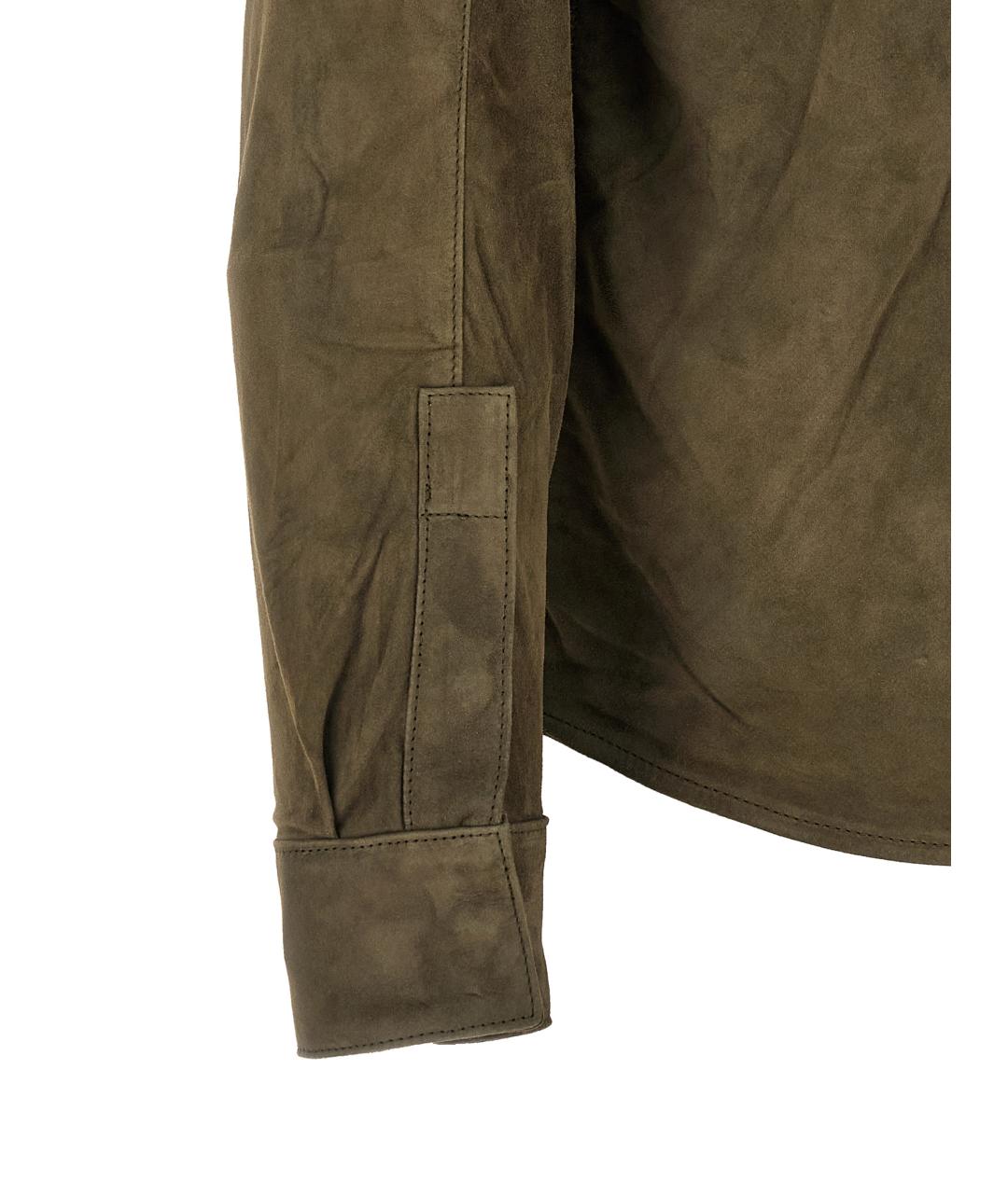 GIORGIO BRATO Зеленая кэжуал рубашка, фото 4