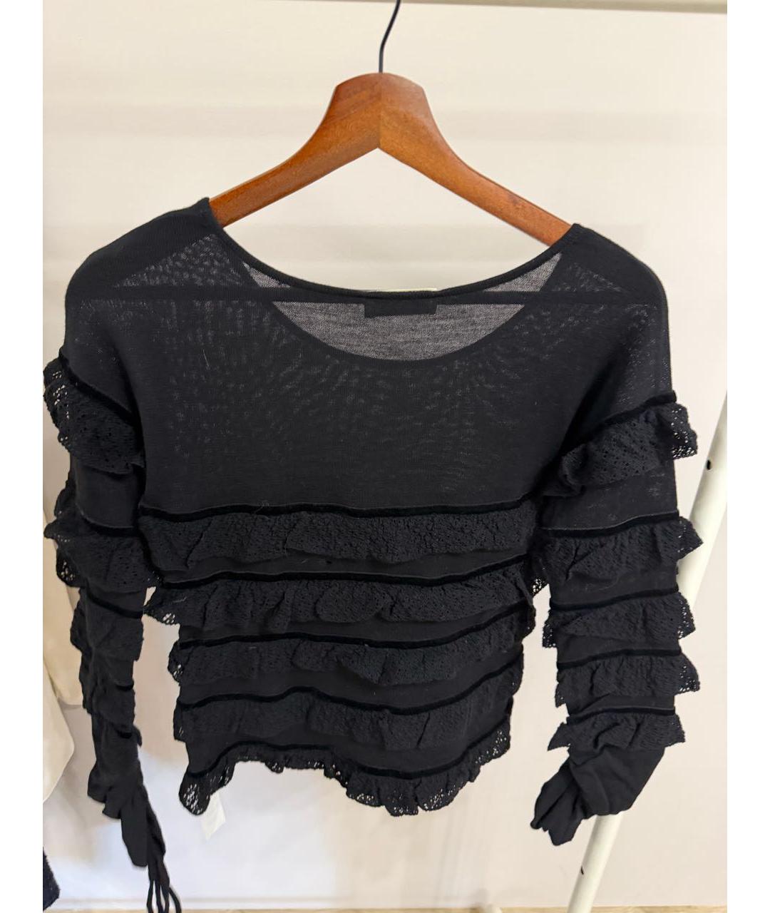 BLUMARINE Черный шерстяной джемпер / свитер, фото 2