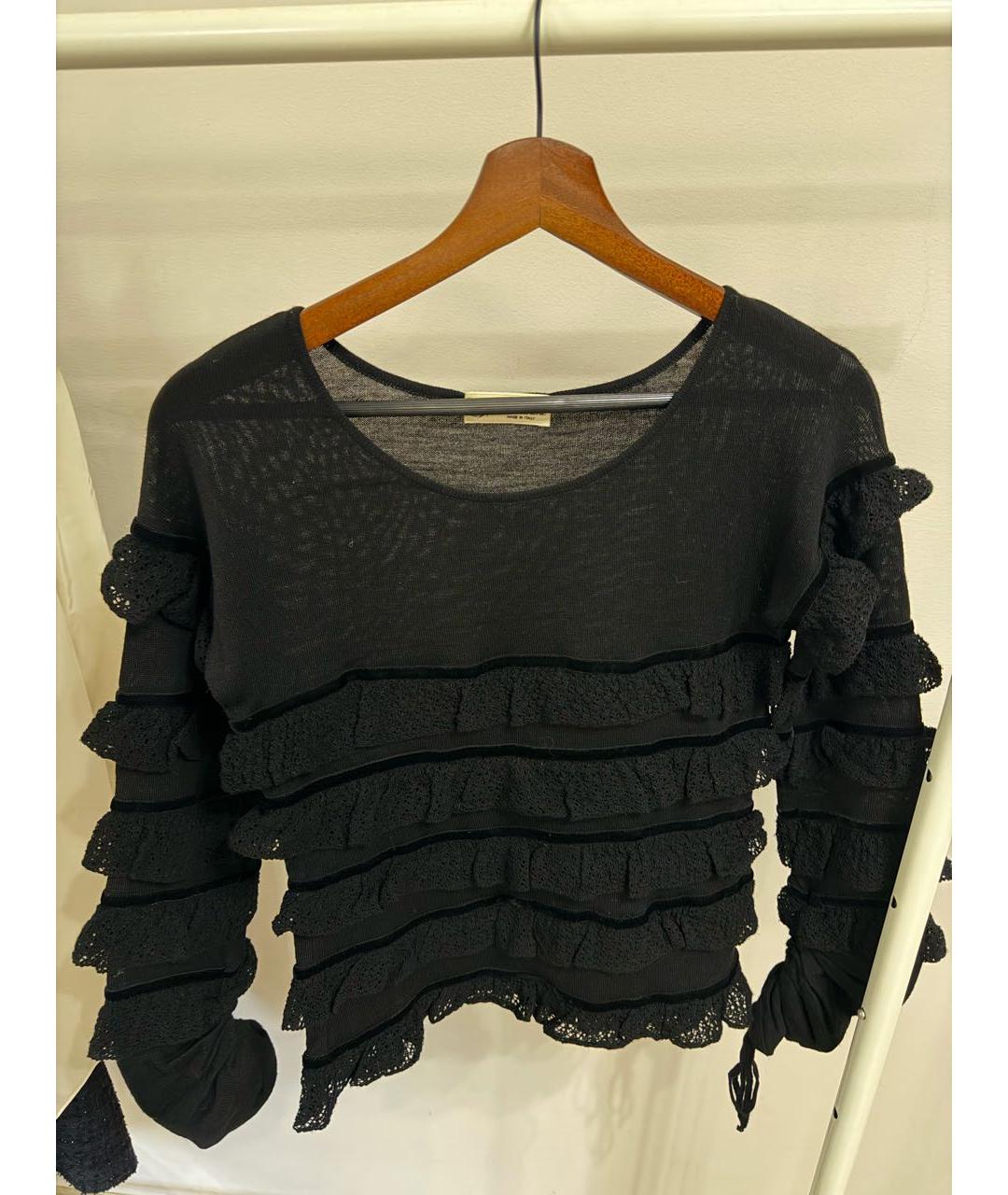 BLUMARINE Черный шерстяной джемпер / свитер, фото 3