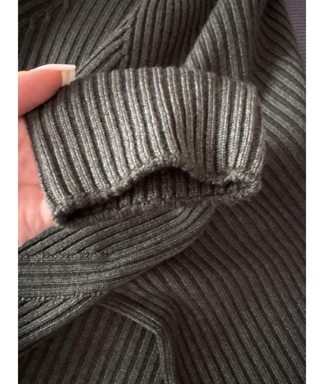 ALEXANDER MCQUEEN Зеленый шерстяной джемпер / свитер, фото 7