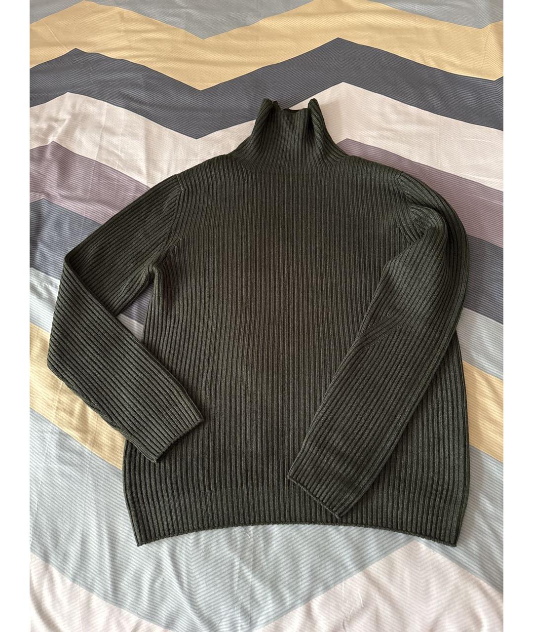 ALEXANDER MCQUEEN Зеленый шерстяной джемпер / свитер, фото 8