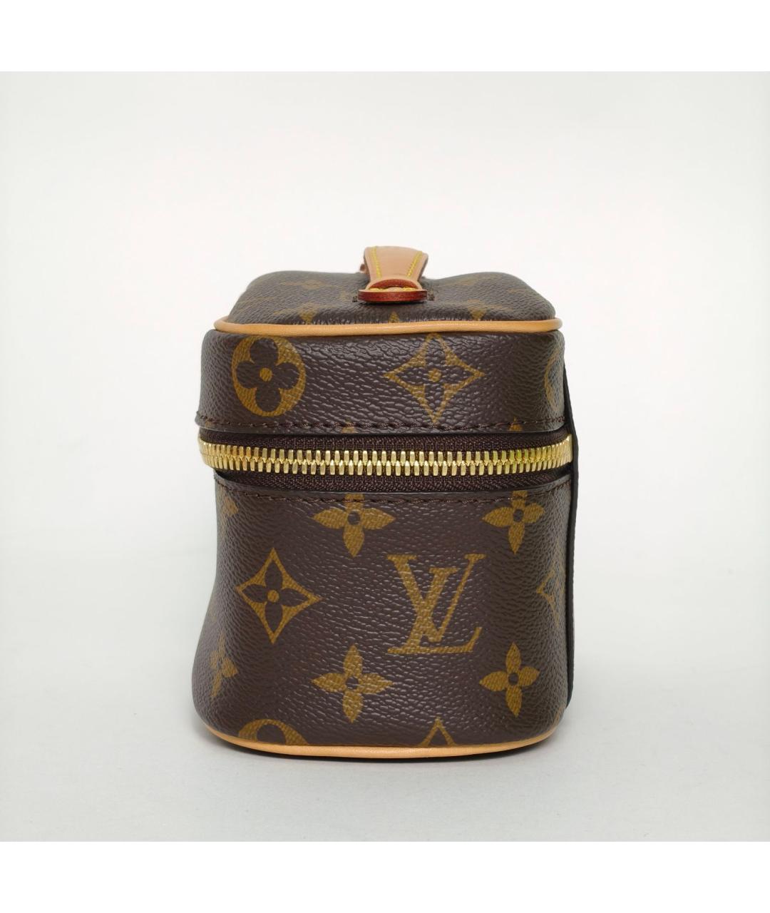 LOUIS VUITTON Коричневая косметичка, фото 3