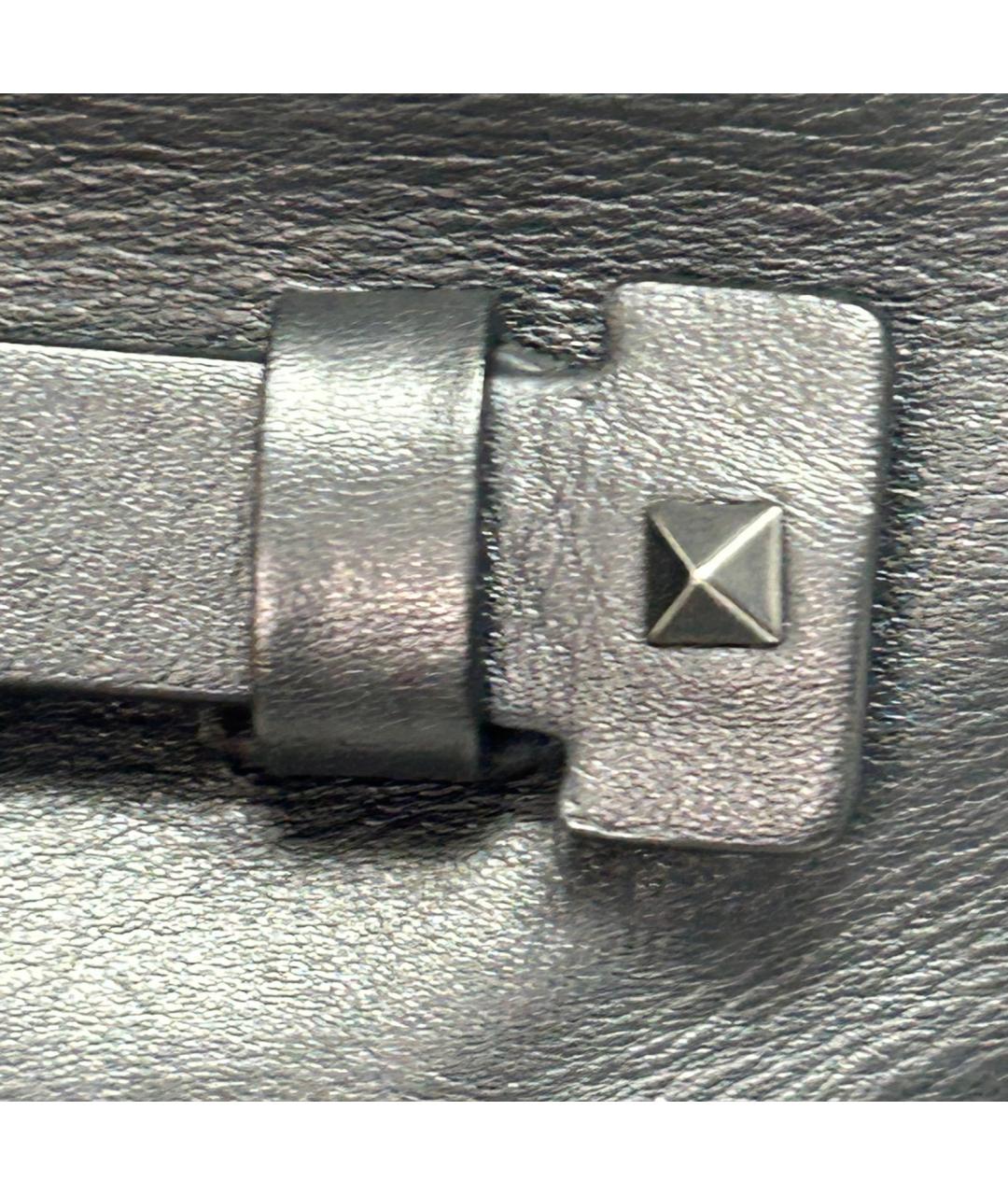 VALENTINO Черный кожаный рюкзак, фото 8